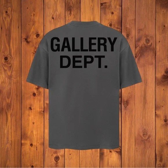 Gallery Dept Yellow and Dark Gray Skeleton Beach Tee - Picture 2 of 7